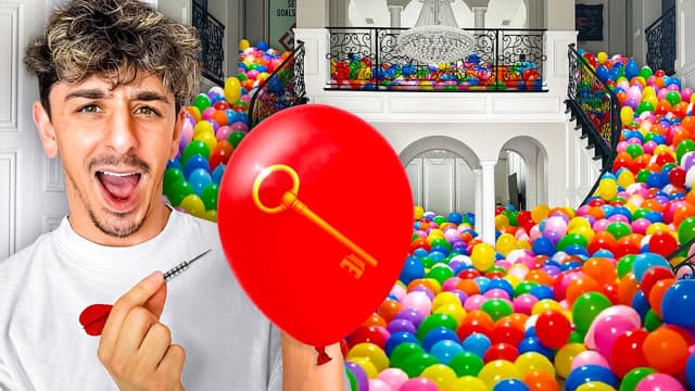 S01:E10 - I Filled My House With 10,000 Mystery Balloons