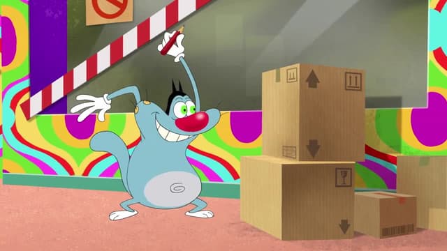 S04:E01 - Oggy y la sonrisa mágica / El huevo de Pascua / Oggy y el hombre harina