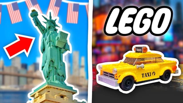 S01:E05 - I Built NEW YORK Out of LEGO! (In New York!) + Testing WEIRD CAT Products