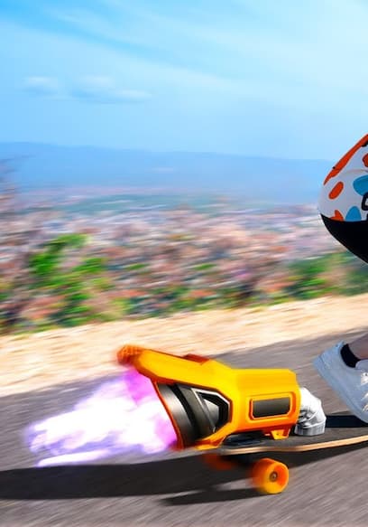 S01:E11 - I Built a Jet Powered Longboard poster