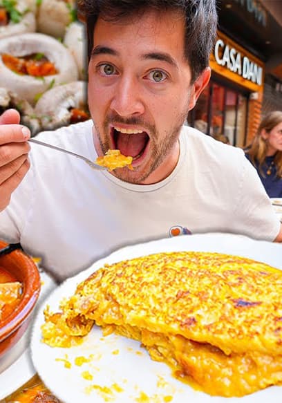 S05:E06 - S5Ep6: 24 Hours of Spanish Food in Madrid, STREET FOOD to SEAFOOD in Spain's Foodie Capital! poster