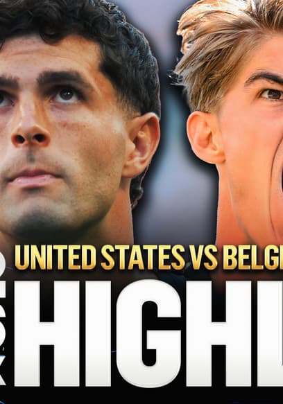 USA vs. Belgium poster