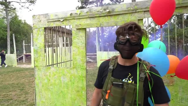 S03:E08 - Noob vs. Pro Battle Royale Airsoft Challenge! / 100 Layers of Steel vs. World's Strongest Laser Challenge