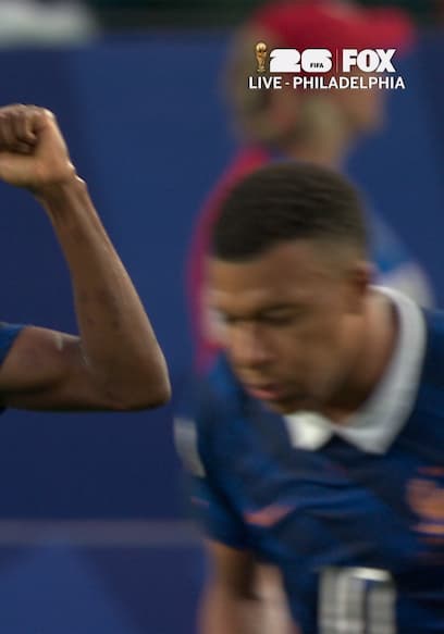 Ousmane Dembélé Extends France's Lead vs. Iraq With His First Goal poster