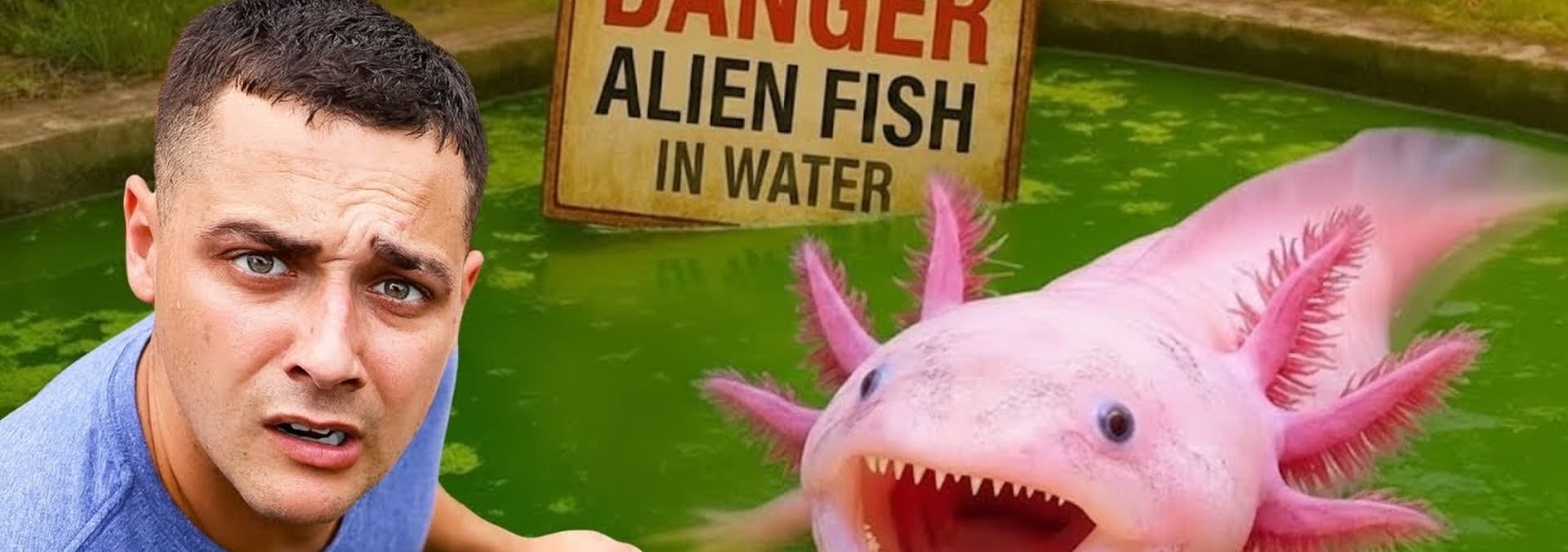 Watch RAWWFishing S03:E09 - Rare Axolotl Found in Abandoned Pond - Free ...