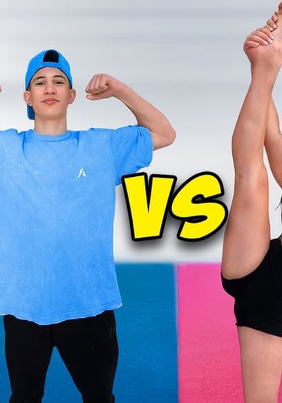 S02:E11 - Girls Versus Boys Gymnastics Challenge poster