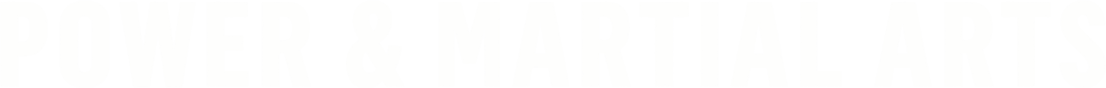 Power & Martial Arts