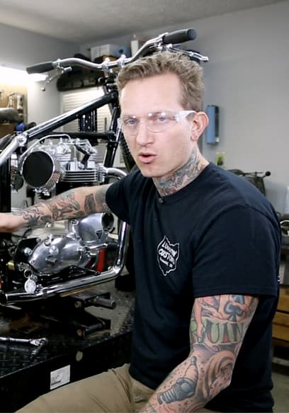 S01:E02 - Installing a Gasbox Universal Battery Box on a Vintage Triumph poster