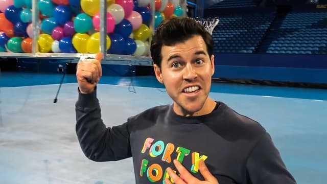 S01:E10 - We Dropped 100,000 Bouncy Balls From Arena Roof!