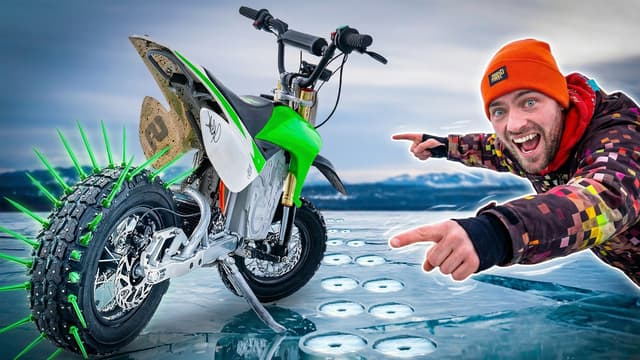 S01:E04 - I Built a Dirt Bike That Can Ride on Ice!