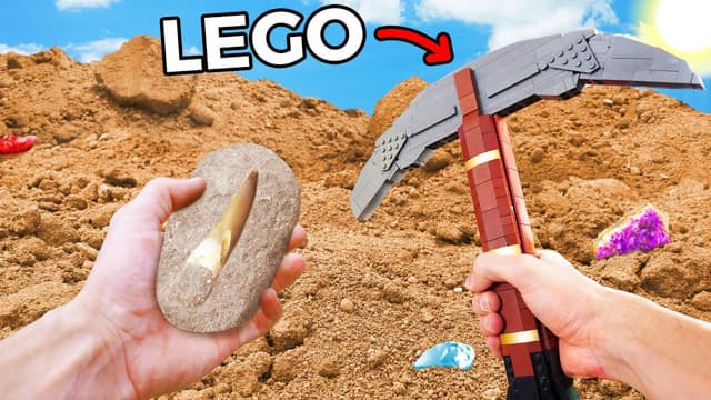 S01:E06 - Mining for Fossils Using Only LEGO Tools & Surviving Using Only LEGO Weapons: Winter Edition