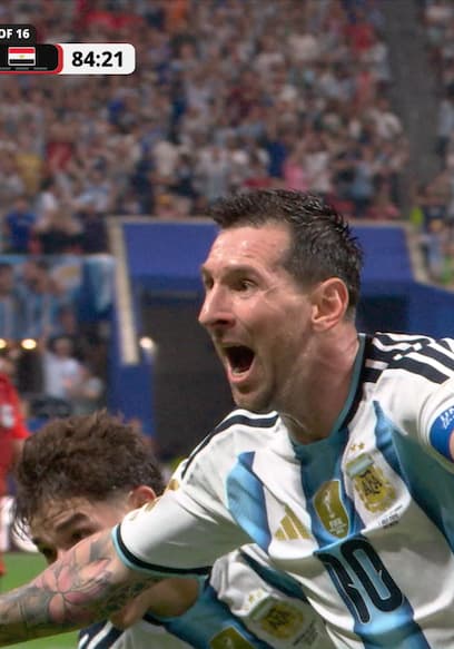 Lionel Messi Equalizes for Argentina With Superb Finish vs. Egypt poster