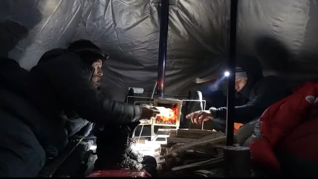 S01:E01 - 3 Days Ice Fishing and Hot Tenting