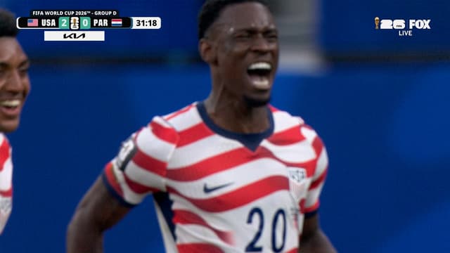 S2026:E07 - United States’ Folarin Balogun scores two goals in first half against Paraguay