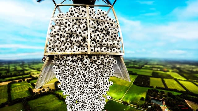 S01:E02 - Raining Soccer Balls From 1000ft is Chaos
