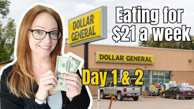T01:C04 - S01:E04 - Eating for $21 a Week at Dollar General