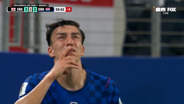 S2026:E65 - Croatia’s Petar Musa responds with equalizer against England to end first half