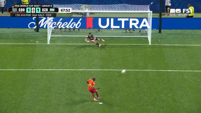 S2026:E195 - DR Congo's Yoane Wissa Scores Penalty for Equalizer vs. Uzbekistan