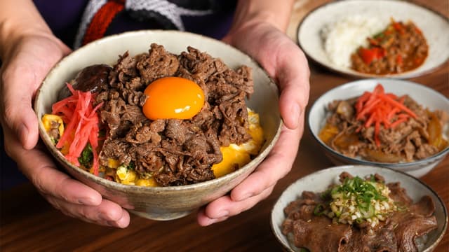 S01:E01 - Japanese Beef Recipes: Sukiyaki Don, Gyudon & More