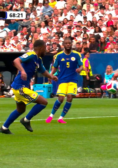 Nathaniel Brown Scores Germany’s Fifth Goal Against Curaçao poster