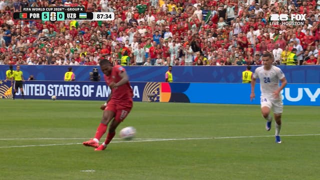 S2026:E134 - Rafael Leão scores Portugal’s fifth goal against Uzbekistan