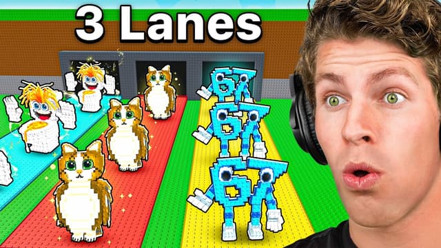 S01:E07 - Steal a Brainrot: 3 Lanes!