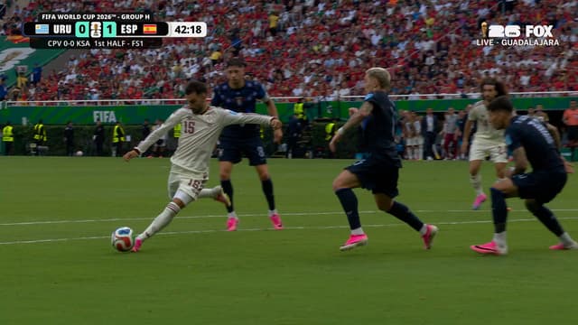 S2026:E179 - Álex Baena Puts Spain in Front Just Before Halftime vs. Uruguay