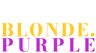 Blonde. Purple