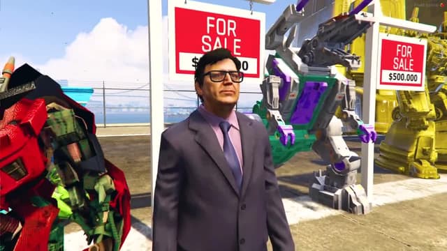 S01:E06 - $1 to $1,000,000 Transformer in GTA 5! / Futuristic Bikes