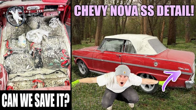 S01:E10 - Deep Cleaning a Flooded Chevy Nova SS