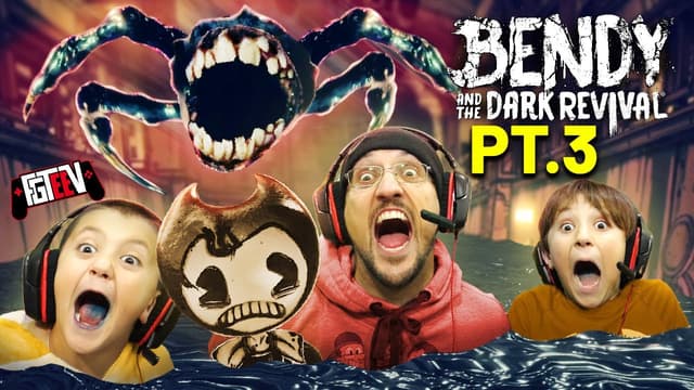 S19:E08 - Ink Spider Mommy Boss! Glitching Bendy and the Dark Revival Chapter 3 (Full Gameplay)