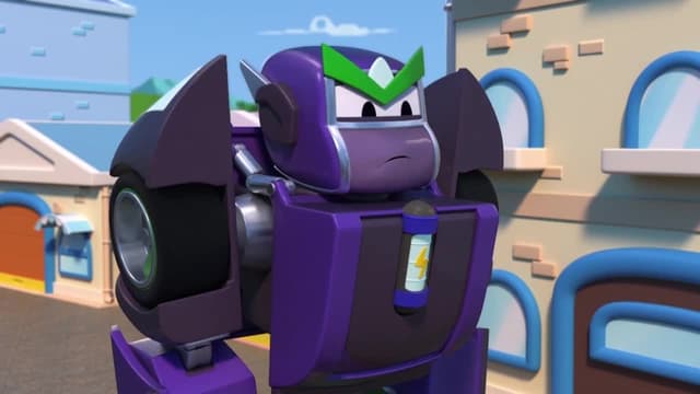 S01:E05 - ¡Ayuda! Auto robot villano congela todo!