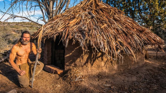S01:E15 - Making a Juniper Bark Roof
