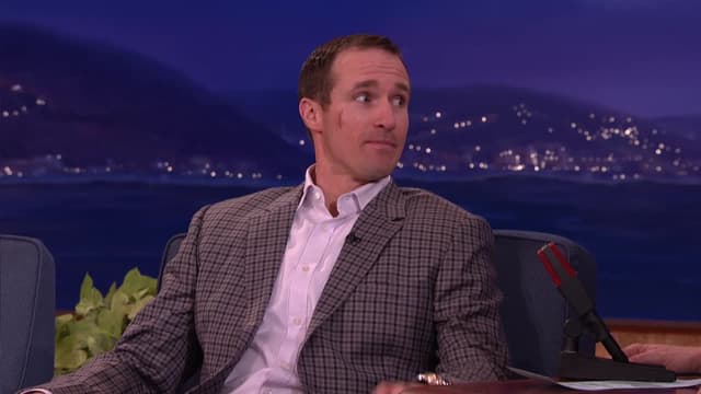 S11:E19 - Conan: Athletes - Drew Brees & George Miller (2/1/16)
