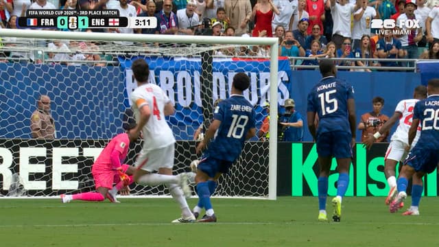 S2026:E303 - England’s Declan Rice nets goal to take lead vs France
