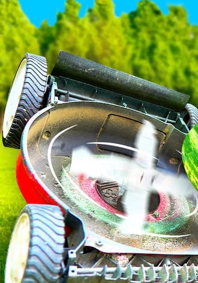 S01:E02 - Exploding Things With a Lawn Mower poster