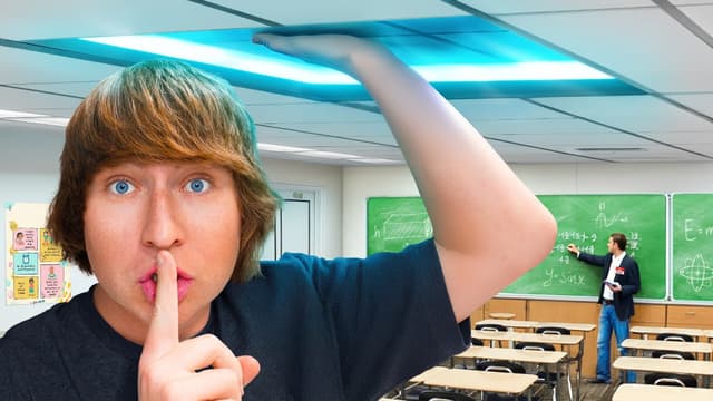 S01:E14 - Building a Secret Gaming Room in School!