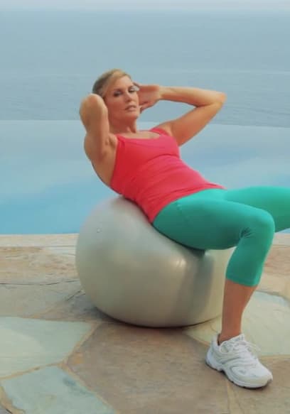 S01:E02 - 18 Min Fat Burning Workout With Stability Ball poster