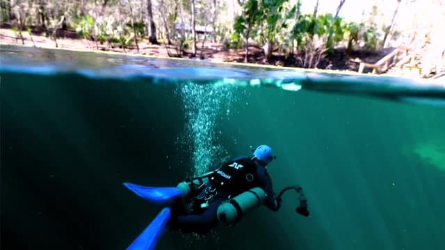 Watch Blue World S08:E07 - Cave Drift Dive + Triple Wreck Dive - Free ...