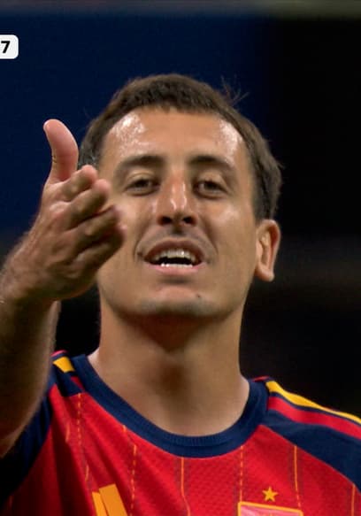 Spain's Mikel Oyarzabal Nets His Second Goal of First Half vs. Saudi Arabia poster