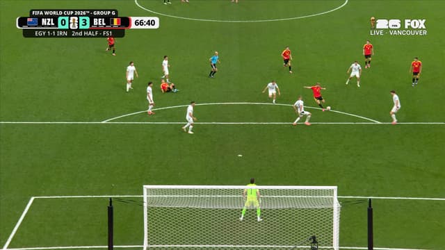 S2026:E184 - Kevin De Bruyne Scores From Distance to Extend Belgium's Lead Over New Zealand