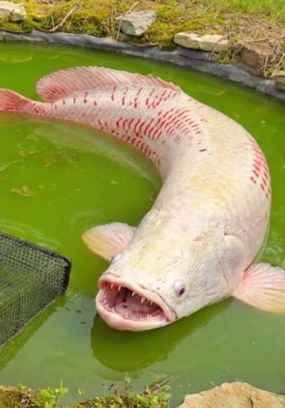 S06:E21 - 24 Hour Fish Trap Catches the Pond Monster! poster