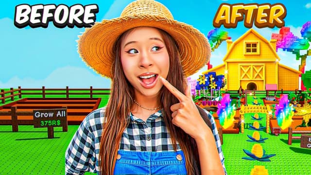 S01:E05 - Building the Most Exotic Farm on Grow a Garden