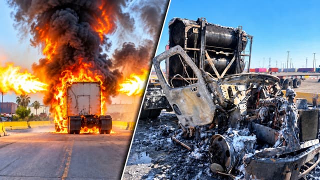 S01:E19 - CNG Semi Burns to the Ground — Caught on Video