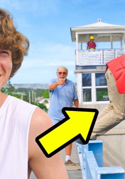 S01:E12 - Crazy Old Man Goes Bridge Jumping! poster
