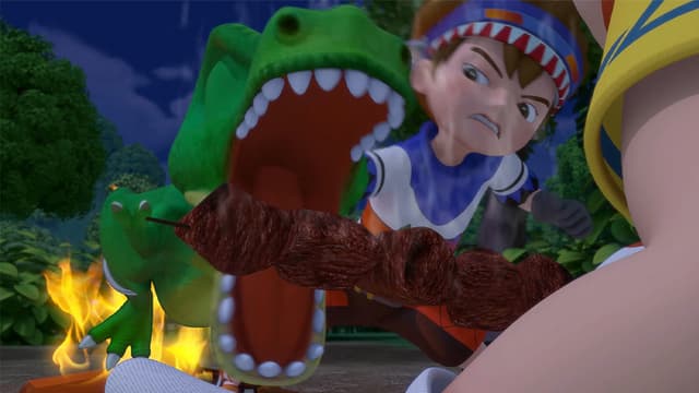 S01:E04 - A Mysterious Greedy Dinosaur / Angry Jack