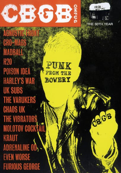 CBGB - Punk from the Bowery poster
