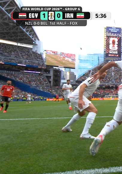 Egypt’s Mahmoud Saber Scores Goal, Taking Early Lead vs. Iran poster