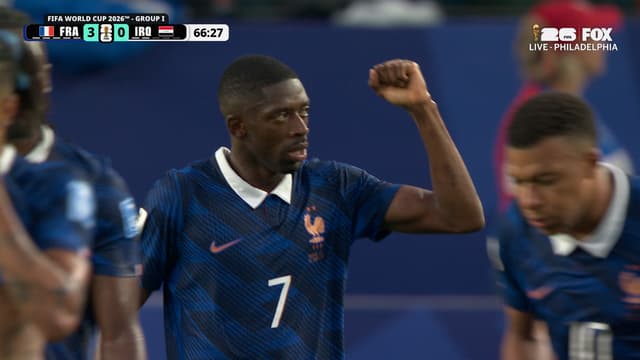S2026:E121 - Ousmane Dembélé extends France's lead vs Iraq with his first goal