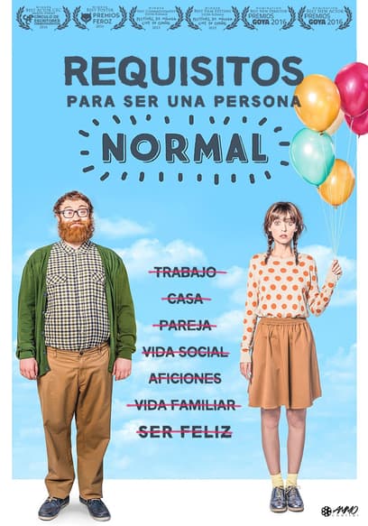 Requisitos para ser una persona normal poster